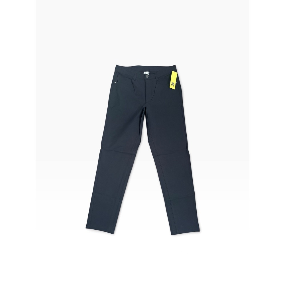 All in Motion Mens Twill Black Golf Pants 30x34 Stretch 5-Pocket Trousers NEW